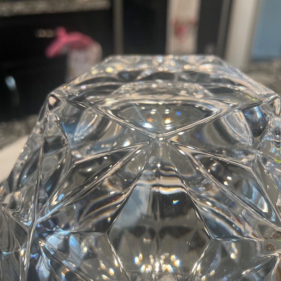Tiffany & Co. Crystal Rock Cut Star Pattern Bowl, Made In Germany 5 Inch Bowl - Picture 6 of 9